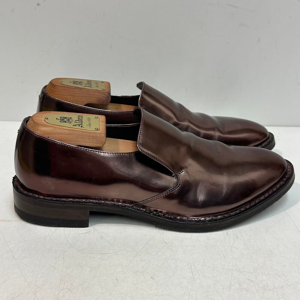 WORN ONCE Bruno Cucinelli Patent Leather Loafer Bronze Made in Italy 40 M 7 W 10 - Picture 3 of 10